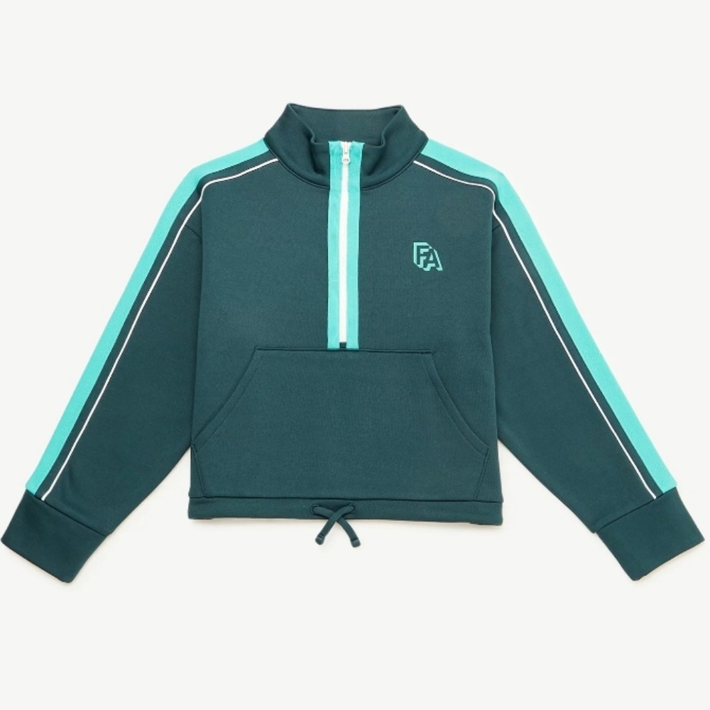 NEW half zip track jacket